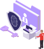 Pentesting image of folder and finger print access